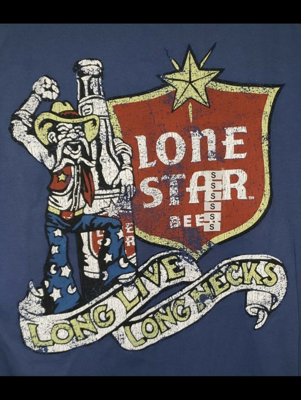 Retro Brand x Lone Star Beer "Long Live Long Necks" T-Shirt